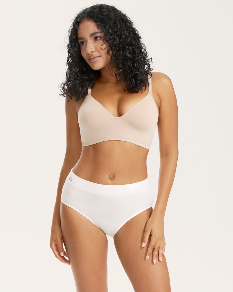 2 pack  Seamless mid-rise briefs