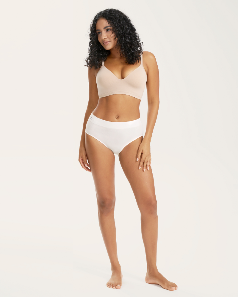 2 pack  Seamless mid-rise briefs