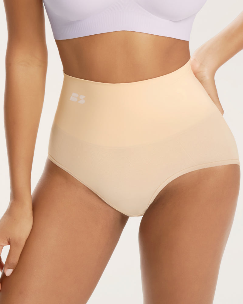 2 Pack Seamless High Waist tummy control Panties