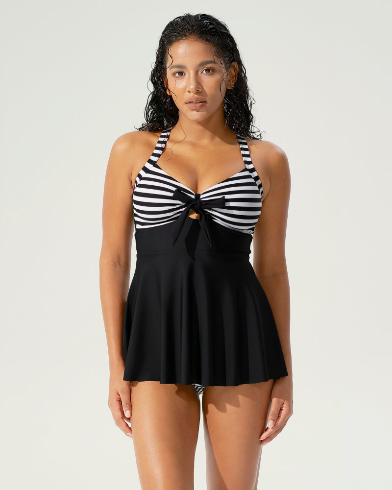 Striped Dress & Thong Set