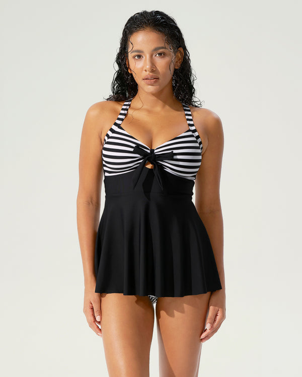 Striped Dress & Thong Set