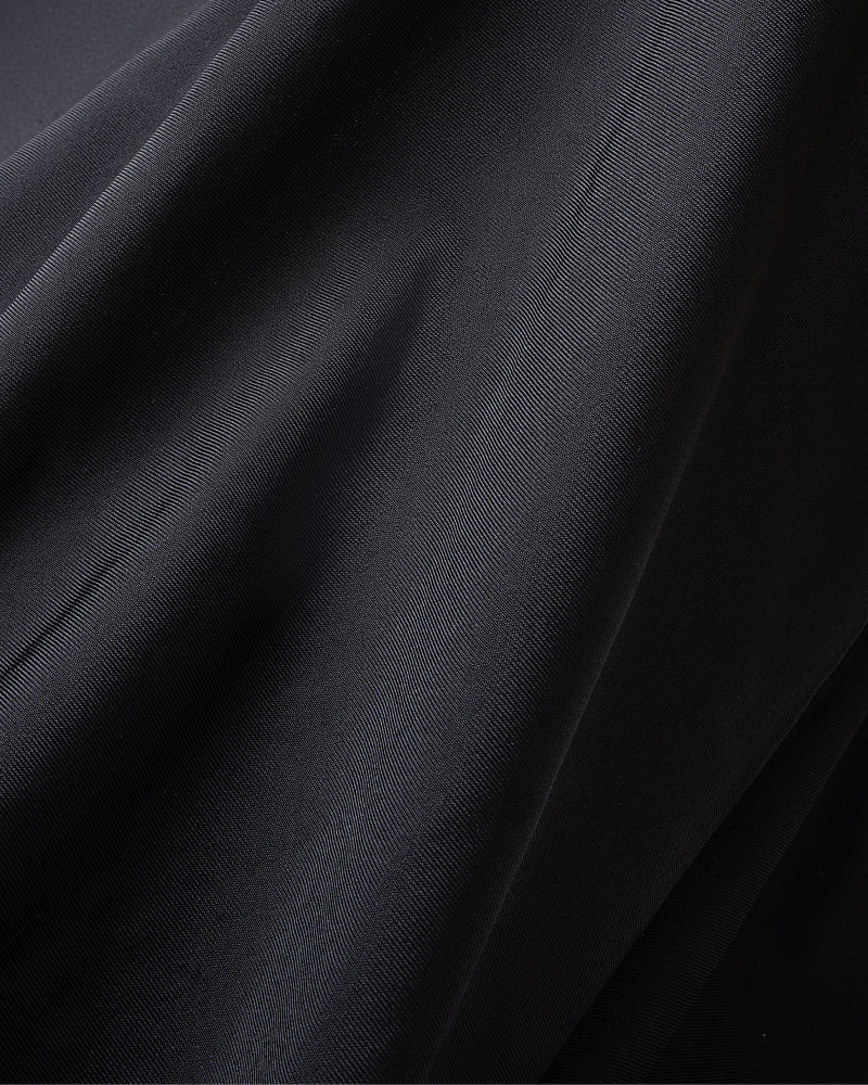 Mesh-paneled ruched one-piece swimsuit