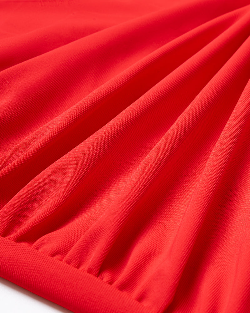 Halter Neck Ruched Bodysuit