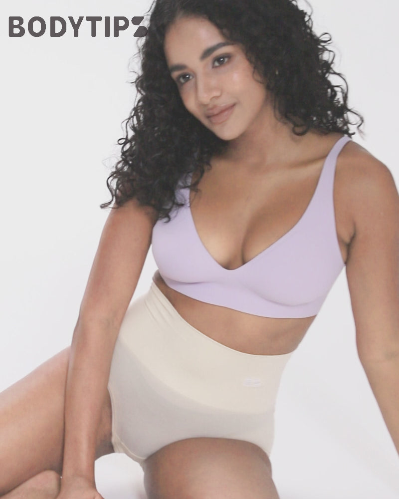 2 Pack Seamless High Waist tummy control Panties