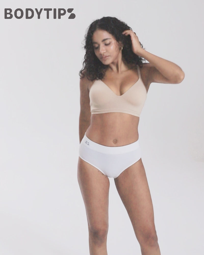 2 pack  Seamless mid-rise briefs